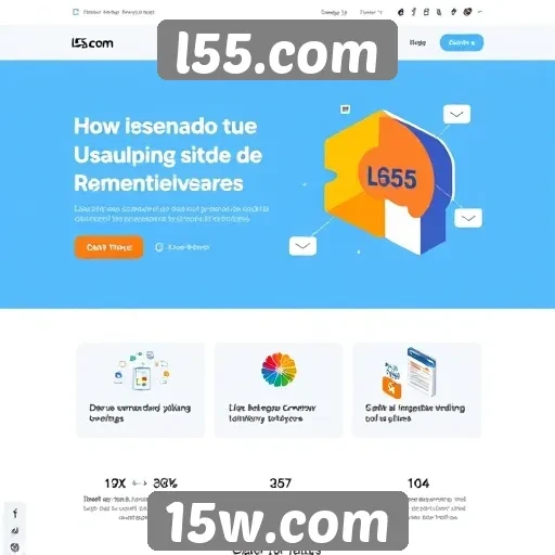 Experiência do usuário no site l55.com